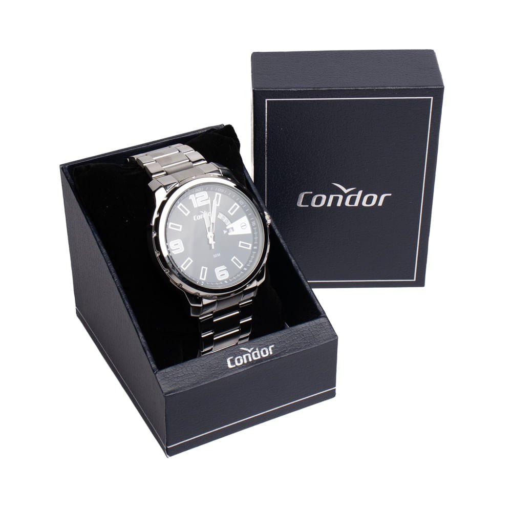 Relógio Masculino Condor Analógico CO2115NCB/4P Prata Prata 4
