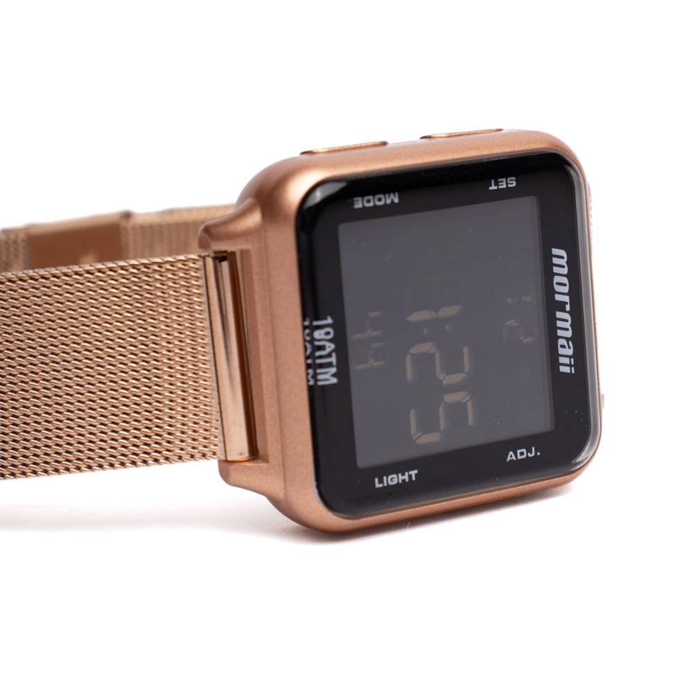 Relógio Feminino Mormaii Digital MO21800/79 Rosê Rose 3