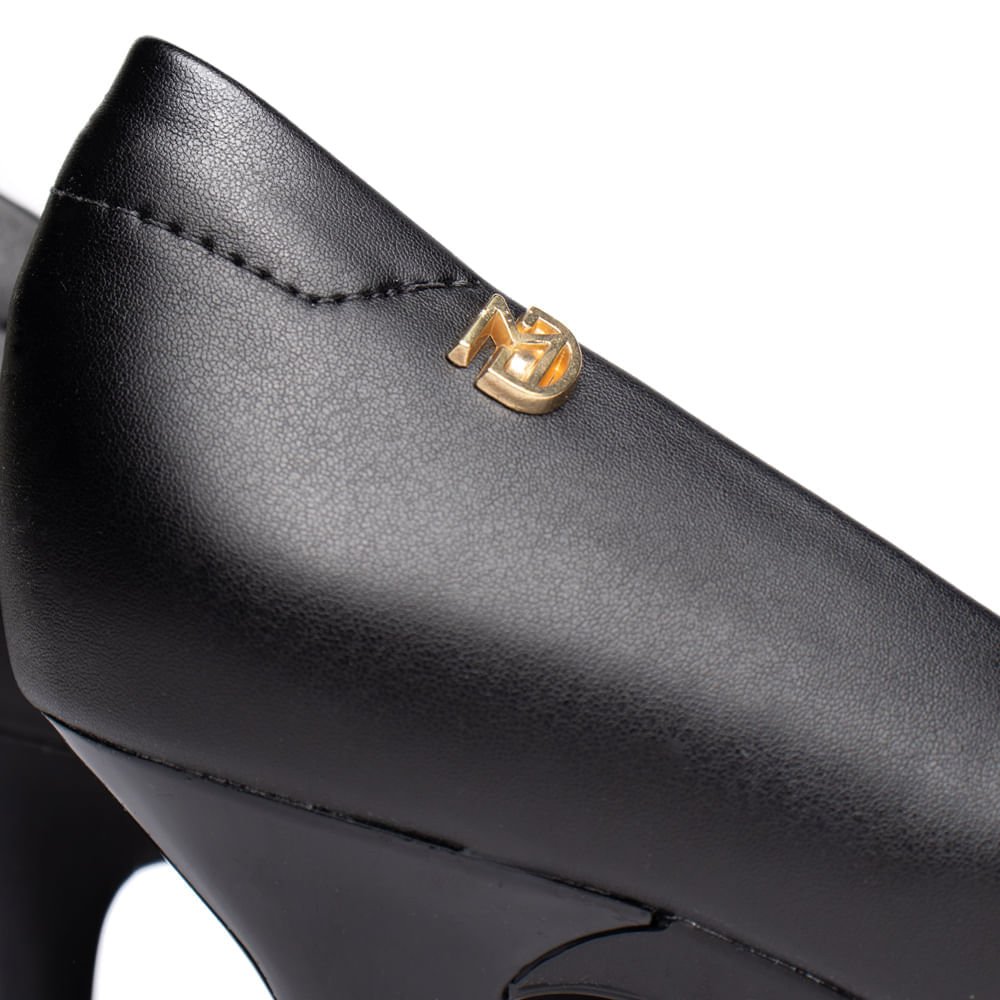 Scarpin Feminino Modare Salto Médio Preto Preto 6