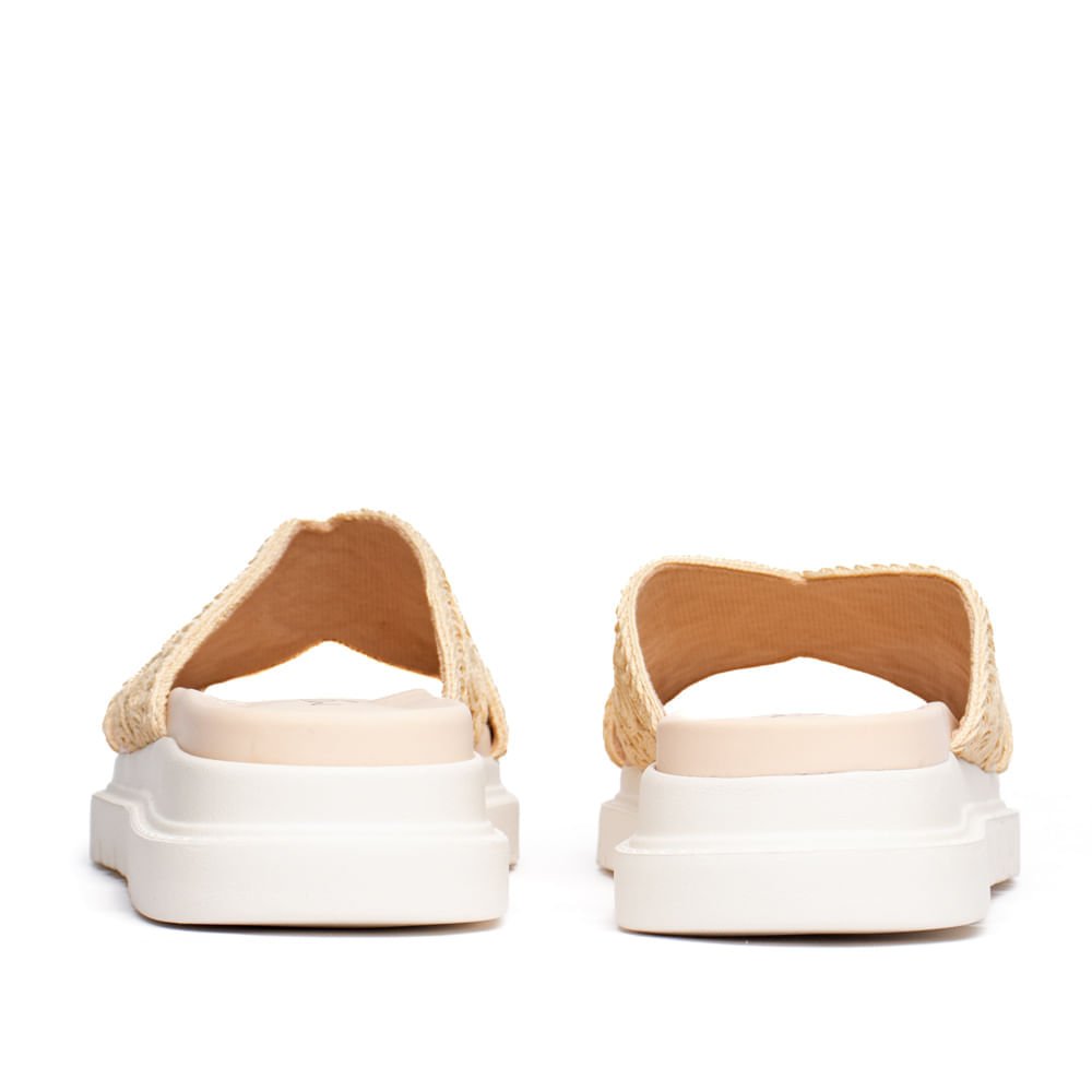 Tamanco Feminino Modare Gáspia Bordada Bege/Branco Bege/Branco 3