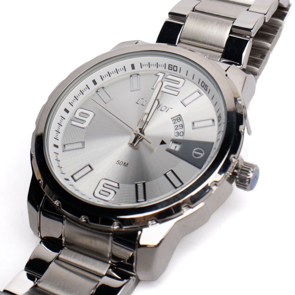 Relógio Masculino Condor Analógico CO2115NCB/K4K Prata Prata 3