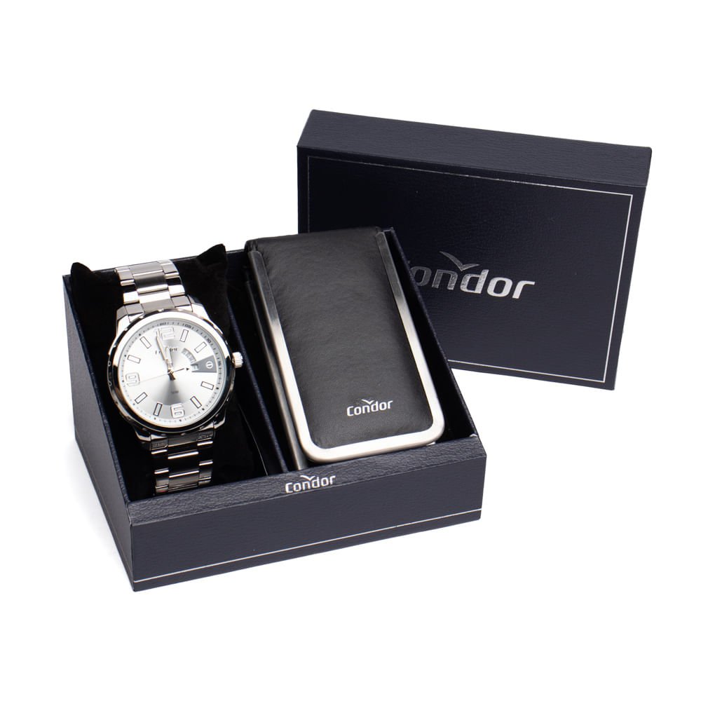 Relógio Masculino Condor Analógico CO2115NCB/K4K Prata Prata 4