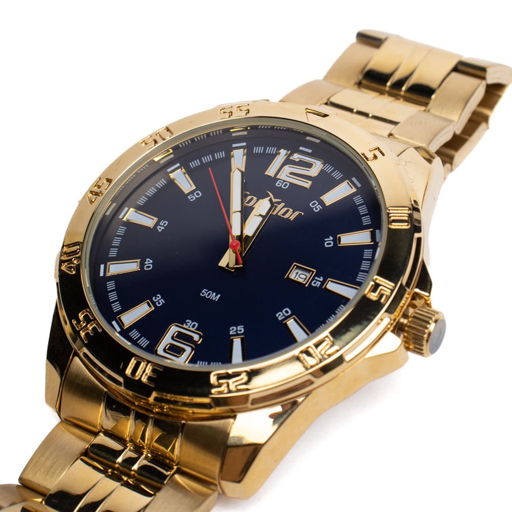 Relógio Masculino Condor Analógico CO2115NCG/K4A  Dourado Dourado 3