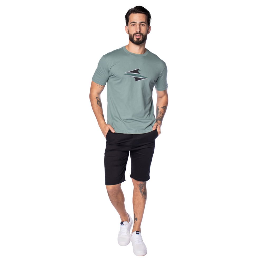 Camiseta Masculina Nicoboco Estampa Surf Verde Claro Verde Claro 4
