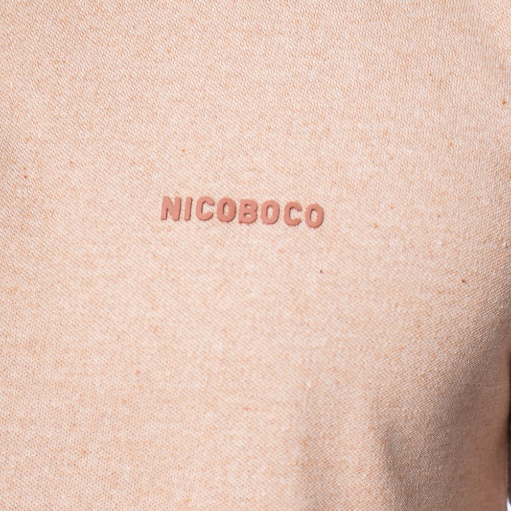 Camisa Polo Masculina Nicoboco Slim Fit Bege Bege 3