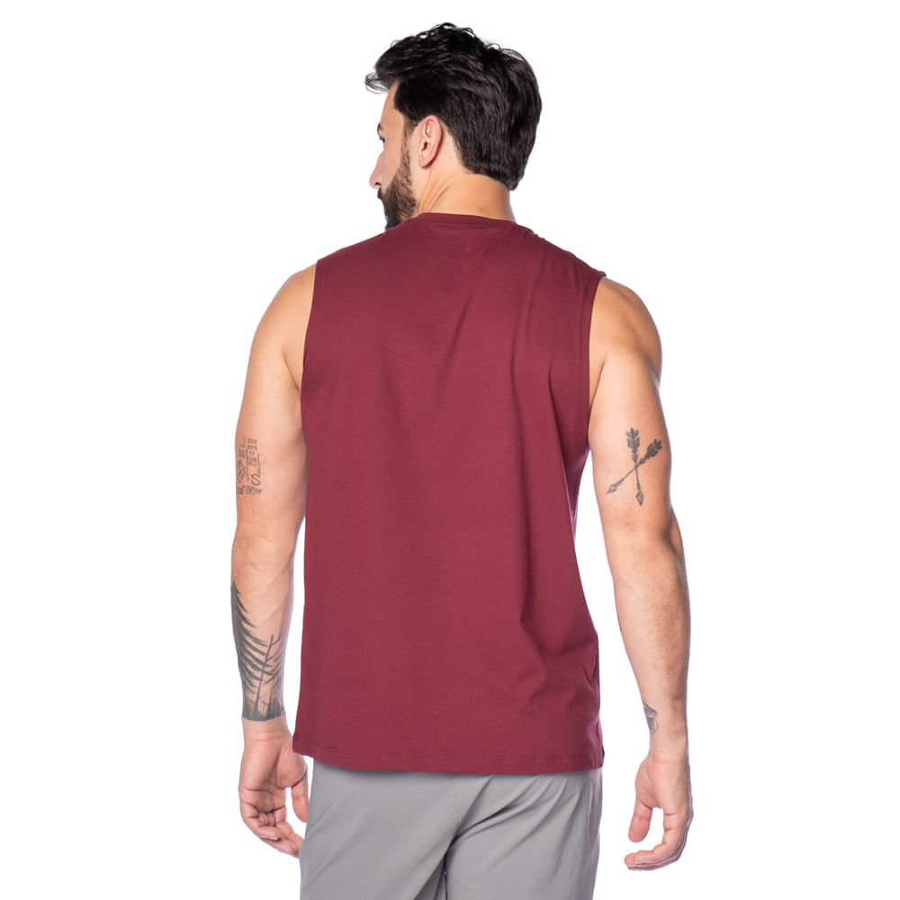 Regata Masculina Nicoboco Logo Vinho Vinho 2