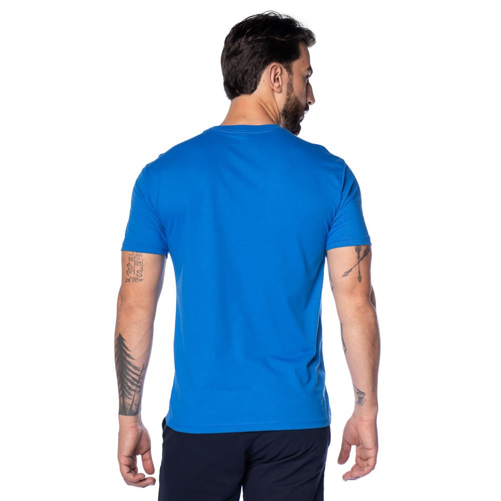 Camiseta Masculina Nicoboco Estampada Azul Azul 2