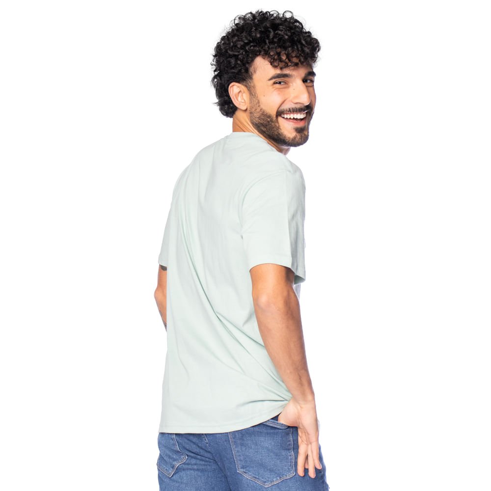 Camiseta Masculina Nicoboco Estampa Circular Verde Verde 2