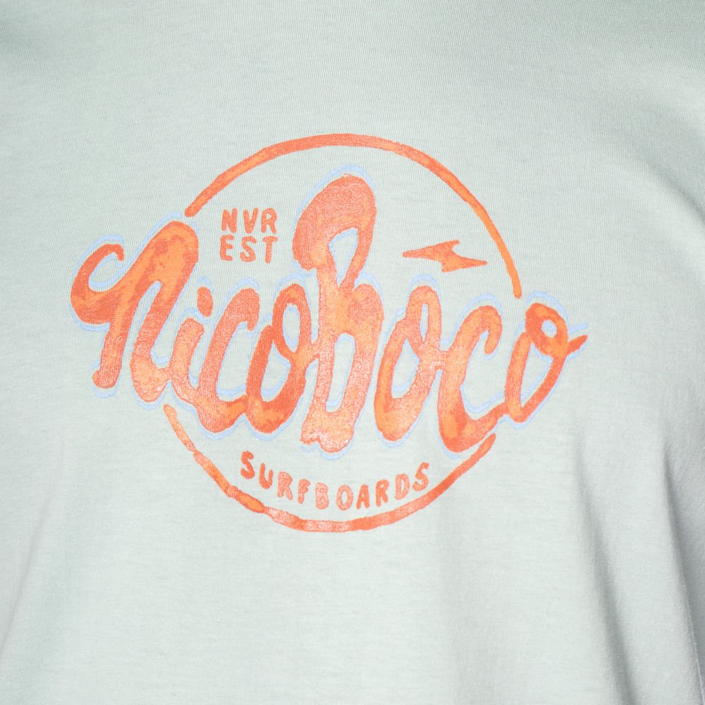 Camiseta Masculina Nicoboco Estampa Circular Verde Verde 3