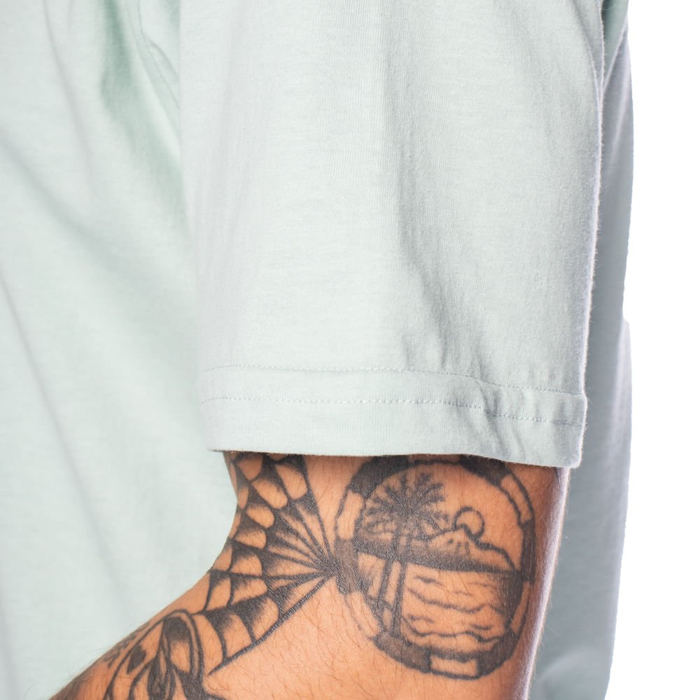 Camiseta Masculina Nicoboco Estampa Circular Verde Verde 4