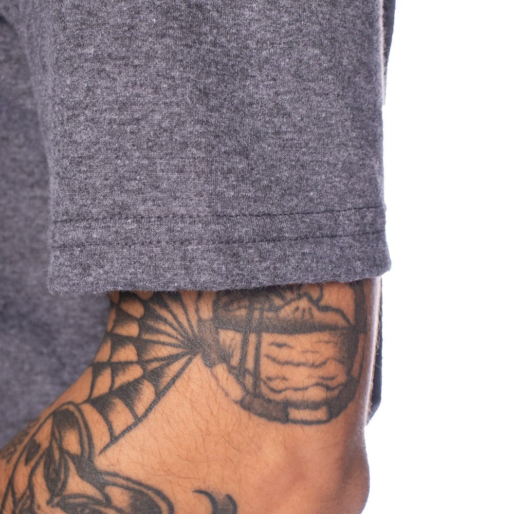 Camiseta Masculina Nicoboco Estampa Circular Cinza Escuro Cinza Escuro 4