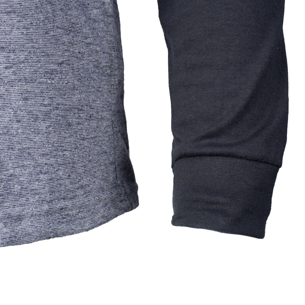 Camiseta Masculina Nicoboco Manga Longa Estampada Marinho Marinho 3