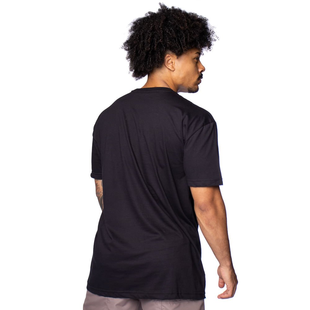 Camiseta Masculina Over Surf Just It Basquete Preto Preto 2