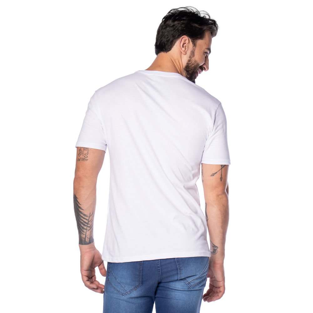 Camiseta Masculina Nicoboco Estampa Street Surf Branco Branco 2