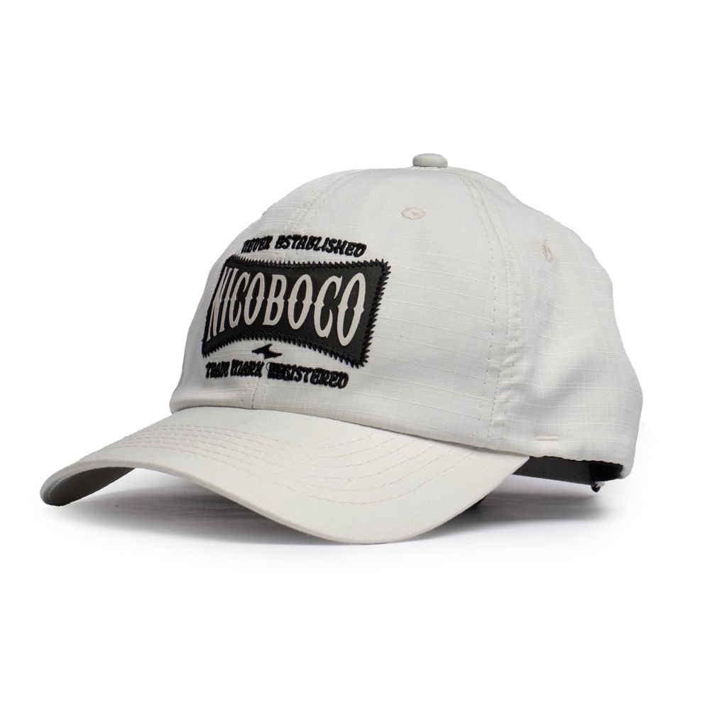 Boné Unissex Nicoboco Logo com Bordado Off White