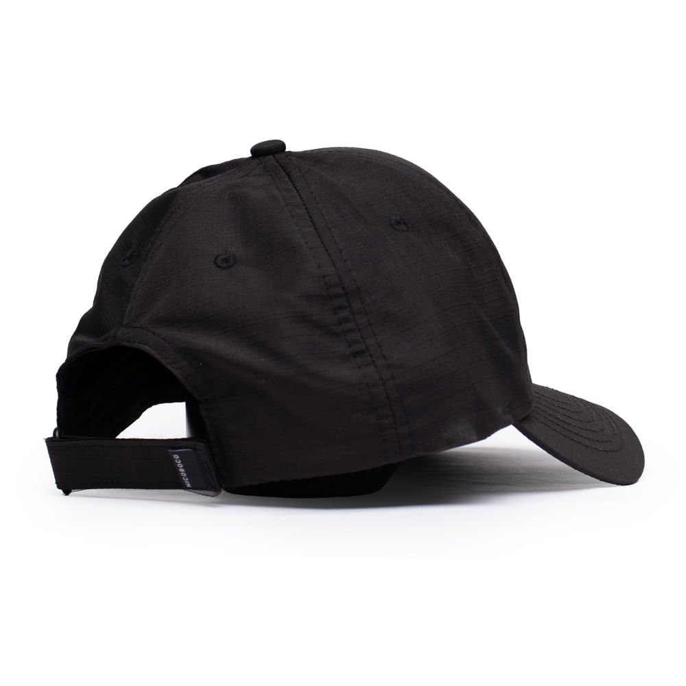 Boné Unissex Nicoboco Tecido Texturizado Preto Preto 2