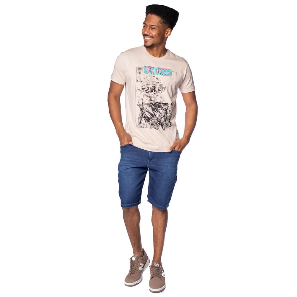 Camiseta Masculina Over Surf Estampa Wars Areia Areia 5