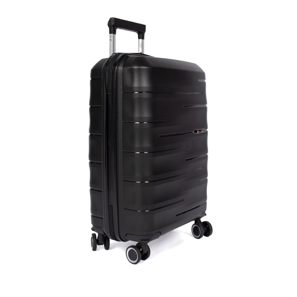 Mala Redtec Atenas Rígida Cadeado Pequena Preto Preto 3