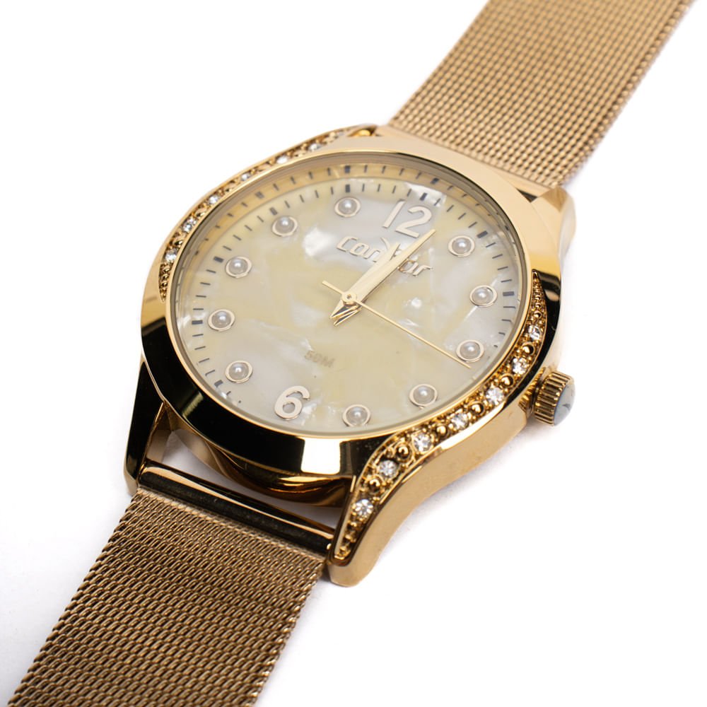 Relógio Feminino Condor Analógico CO2035NSU4X Dourado Dourado 3