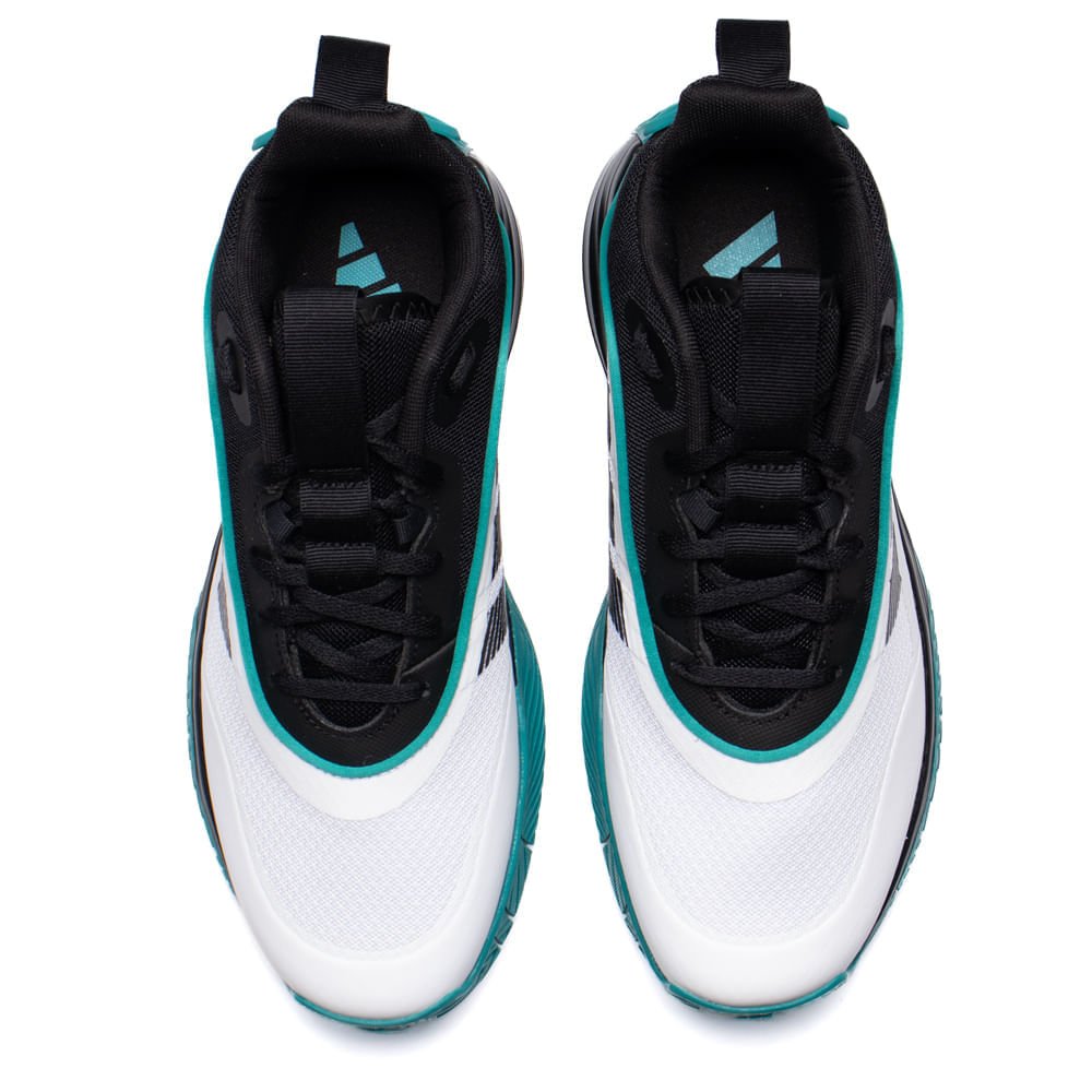 Tênis Masculino Adidas Ownthegame 3.0 Adiwear Preto/Verde Branco/Preto/Verde 4