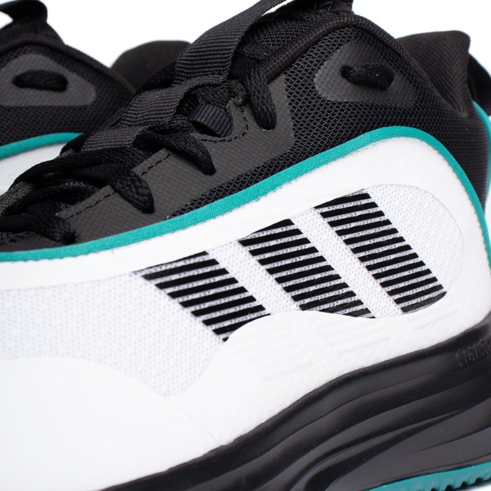 Tênis Masculino Adidas Ownthegame 3.0 Adiwear Preto/Verde Branco/Preto/Verde 6