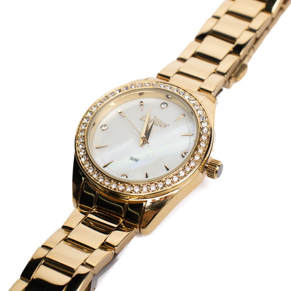 Relógio Feminino Condor Analógico CO2036MYWK Dourado Dourado 3