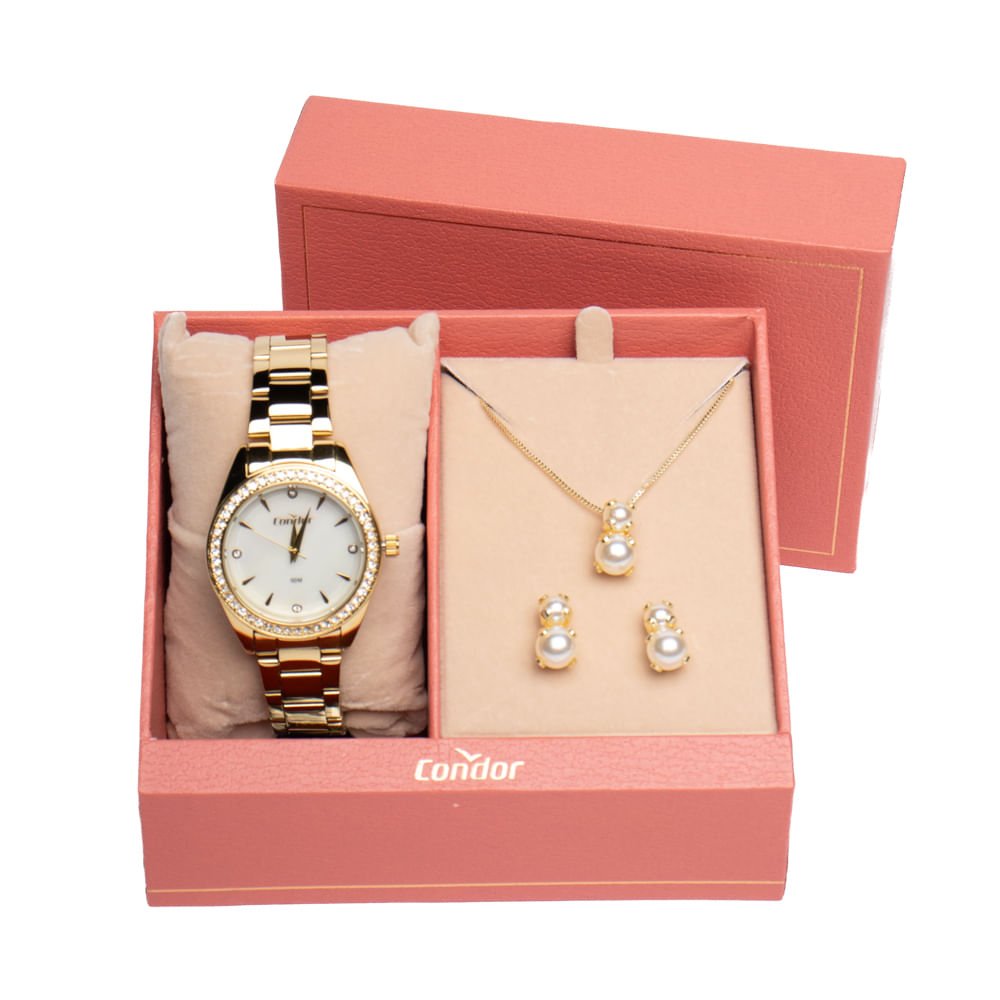 Relógio Feminino Condor Analógico CO2036MYWK Dourado Dourado 5