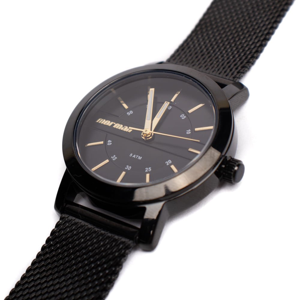 Relógio Feminino Mormaii Analógico MO2036KL Preto Preto 4