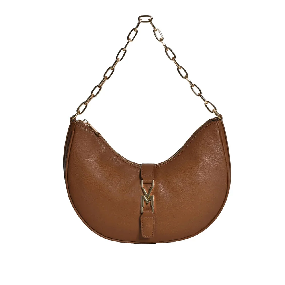 Bolsa Feminina Via Marte Shoulder Pequena Floater Caramelo