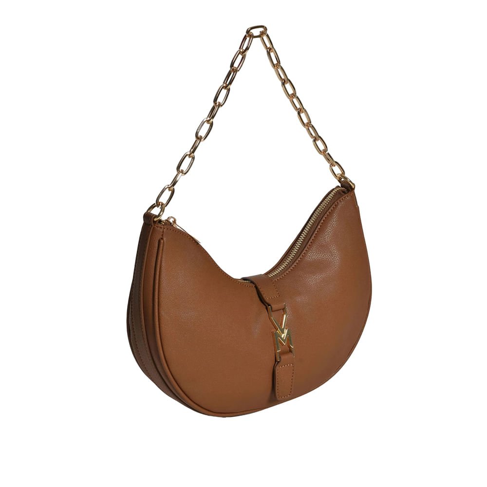 Bolsa Feminina Via Marte Shoulder Pequena Floater Caramelo Caramelo 2