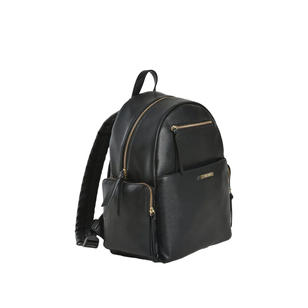 Mochila Feminina Via Marte Grande Napa Preto Preto 2