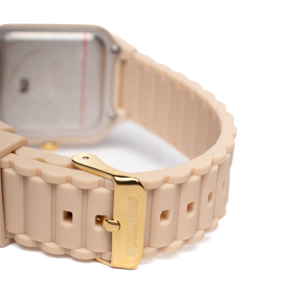 Relógio Feminino Mormaii Analógico MO2036JQ8X Bege/Dourado Bege 4