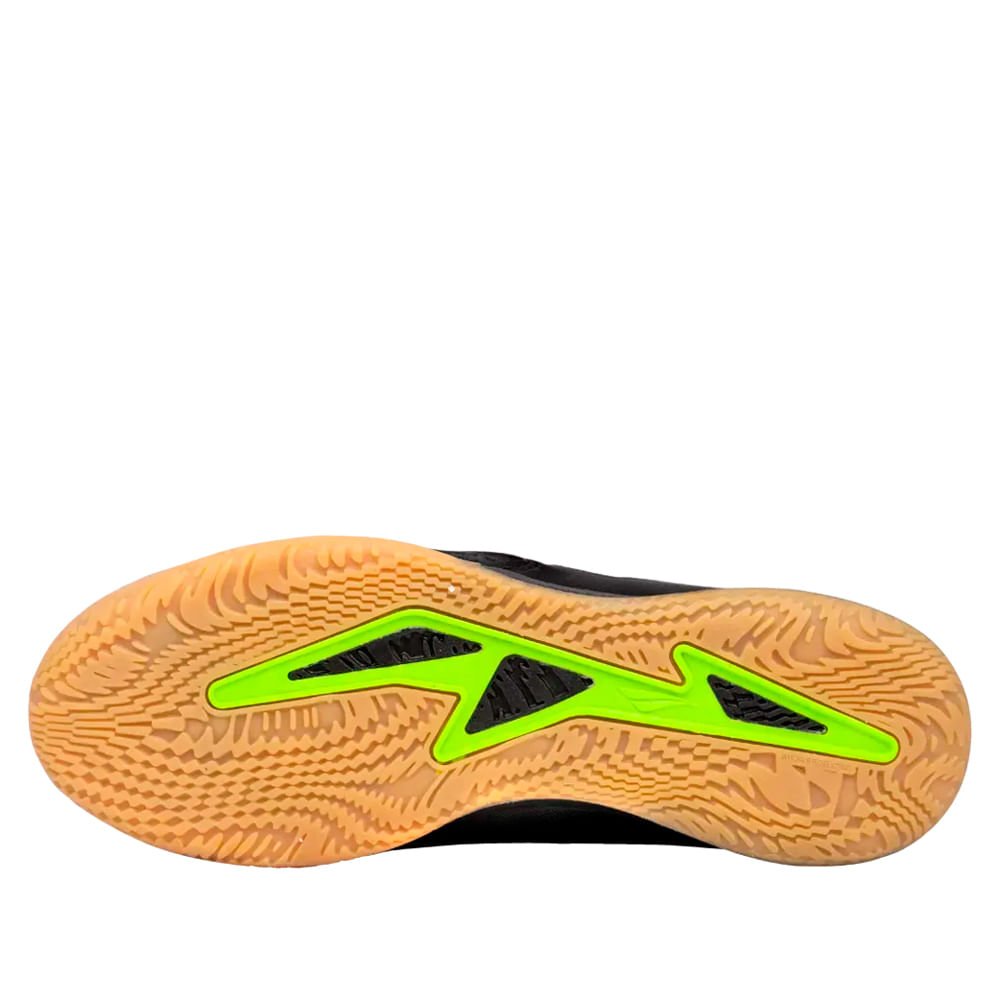 Chuteira Masculina Penalty Futsal Locker Y-1 Preto/Verde Preto 2