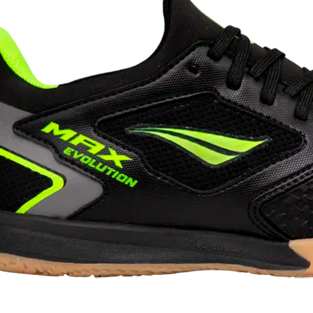 Chuteira Masculina Penalty Futsal Locker Y-1 Preto/Verde Preto 5