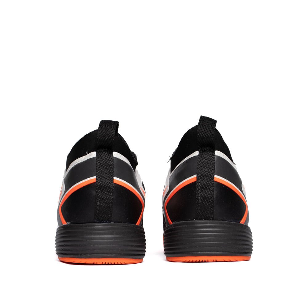 Chuteira Infantil Penalty Futsal Evolution Laranja/Preto Preto/Laranja/Branco 3