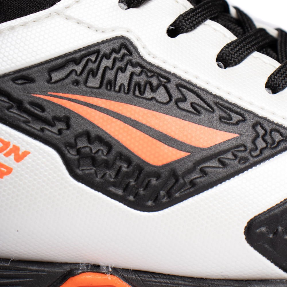 Chuteira Infantil Penalty Futsal Evolution Laranja/Preto Preto/Laranja/Branco 6