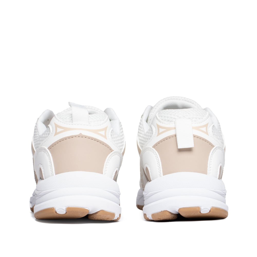 Tênis Feminino Ramarim Casual Têxtil Branco/Bege Branco/Bege 3