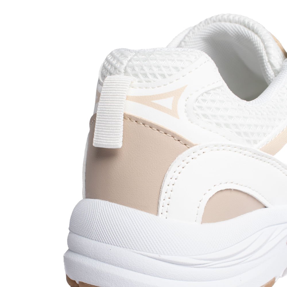 Tênis Feminino Ramarim Casual Têxtil Branco/Bege Branco/Bege 5