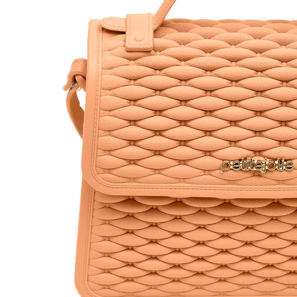 Bolsa Feminina Petite Jolie Pequena Textura Caramelo Caramelo 4