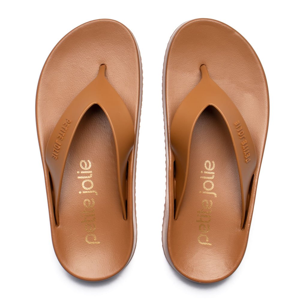 Chinelo Feminino Petite Jolie Basic Marrom