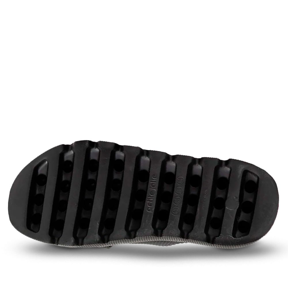 Tamanco Feminino Petite Jolie Smash Up Flatform Preto Preto 2