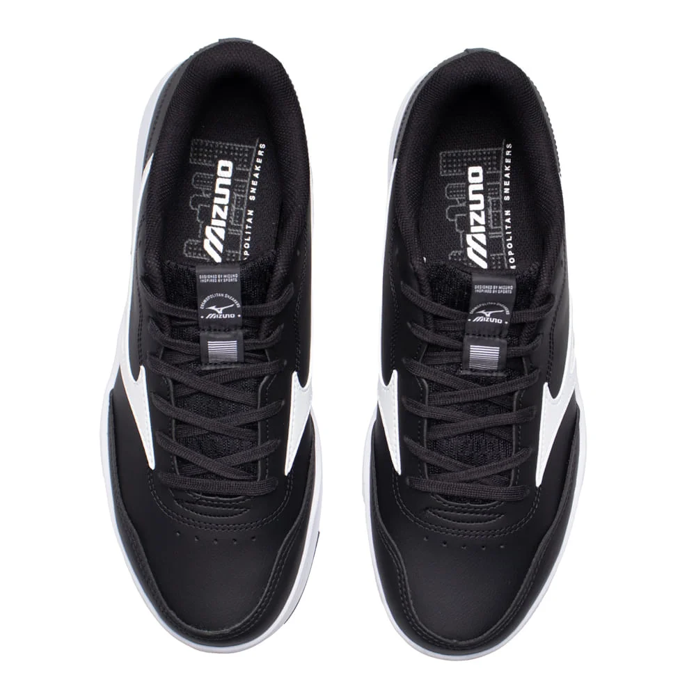 Tênis Masculino Mizuno City Wall Preto/Branco Preto/Branco 4