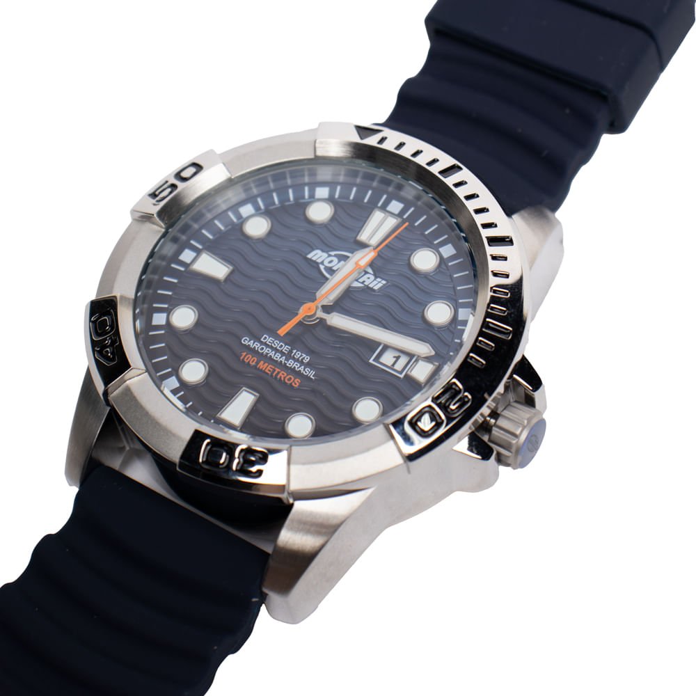 Relógio Masculino Mormaii Analógico MO2317AJ2A Marinho Marinho 3