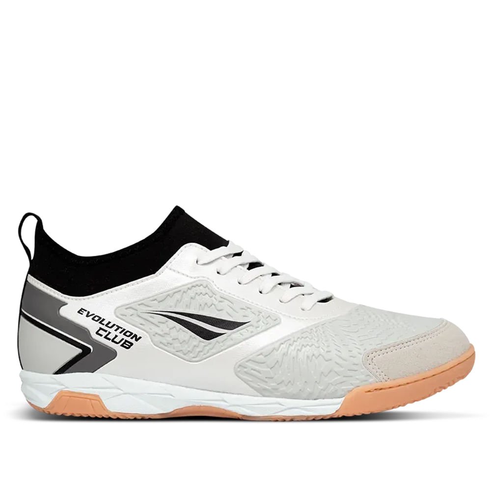 Chuteira Masculina Penalty Futsal Locker Y-1 Branco/Preto