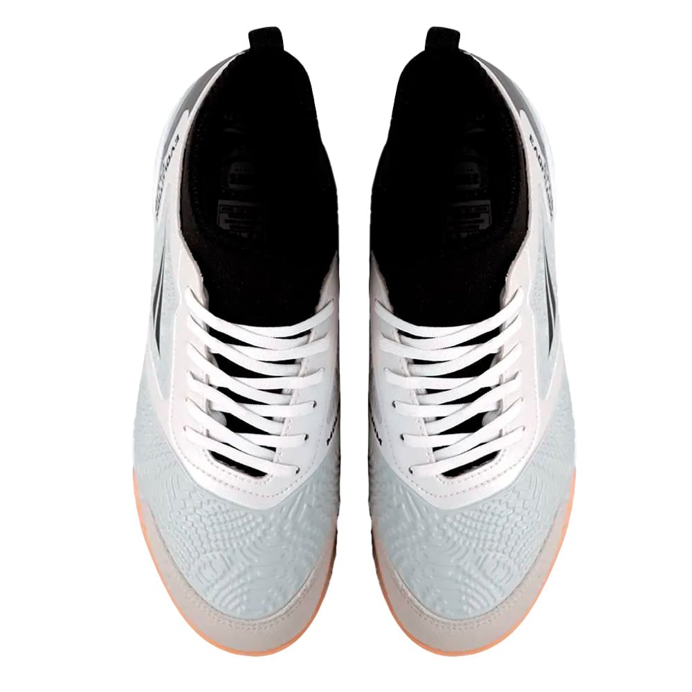 Chuteira Masculina Penalty Futsal Locker Y-1 Branco/Preto Branco 4