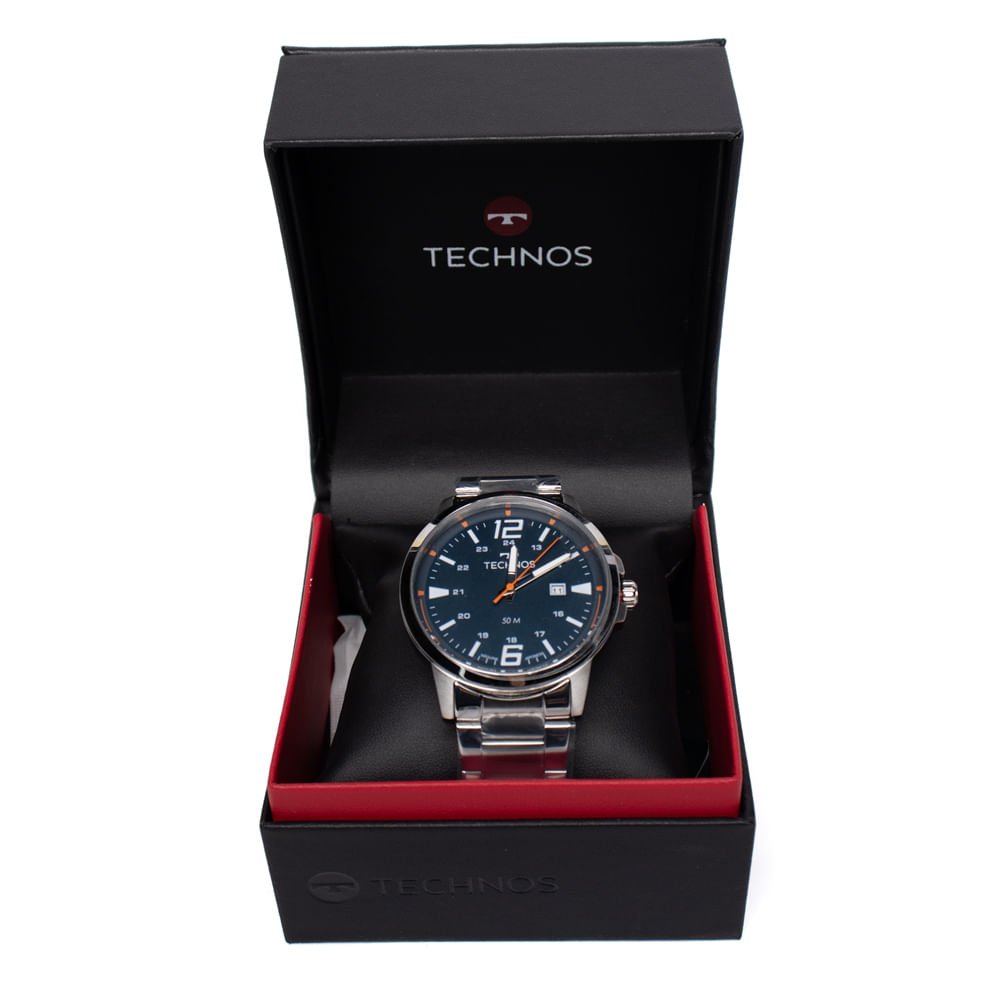 Relógio Masculino Technos Analógico 2115UCM1L Prata Prata 4