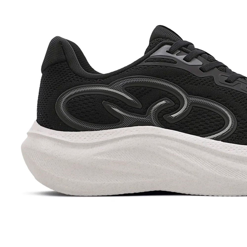 Tênis Unissex Olympikus Rush 419 Eleva+ Preto/Branco Preto/Branco 5