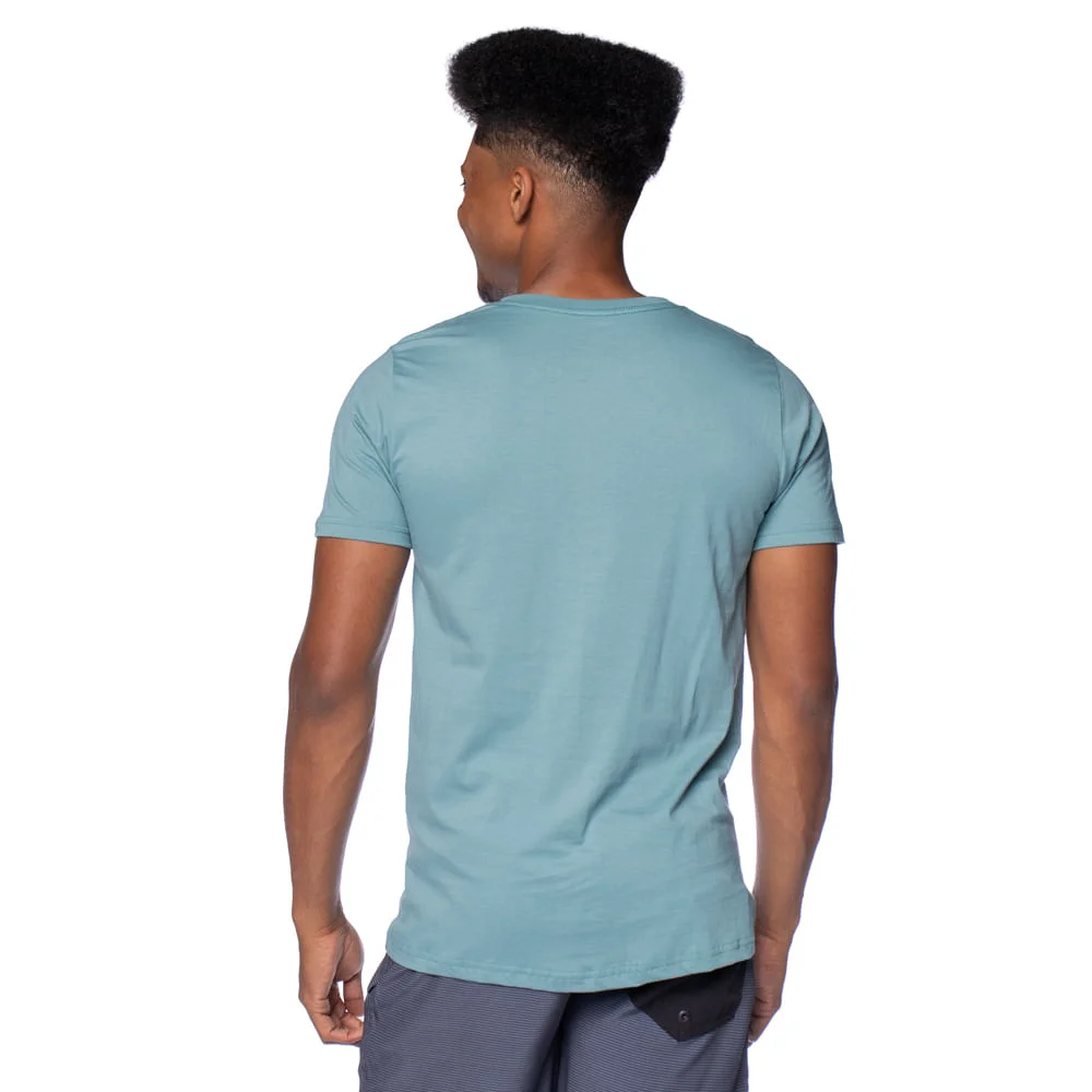 Camiseta Masculina Radical Style Básica Verde Verde 2