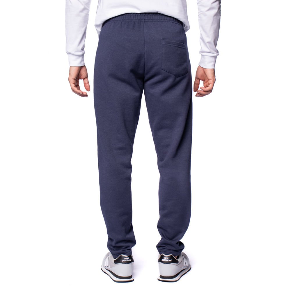 Calça Masculina Desayner Moletom Básica Reta Marinho Marinho 2