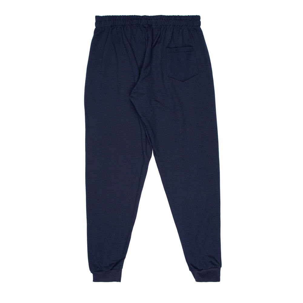 Calça de Moletom Masculina Desayner Plus Size Jogger Marinho Marinho 2
